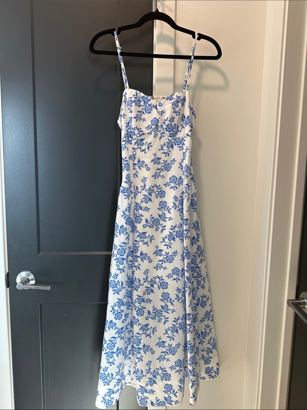 Altard state blue floral maxi dress